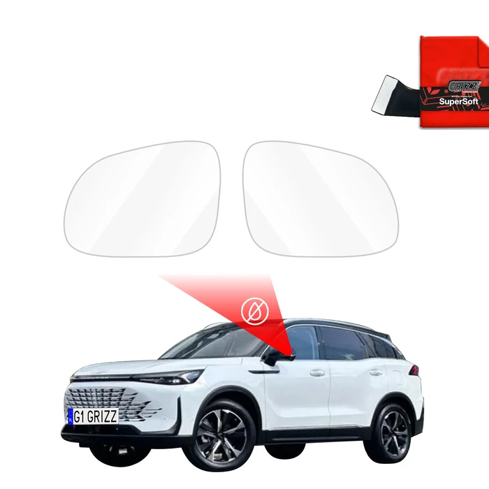 GrizzGlass ZeroDrop Rain-repellent mirror film BAIC BEIJING 7 (2024-2026)