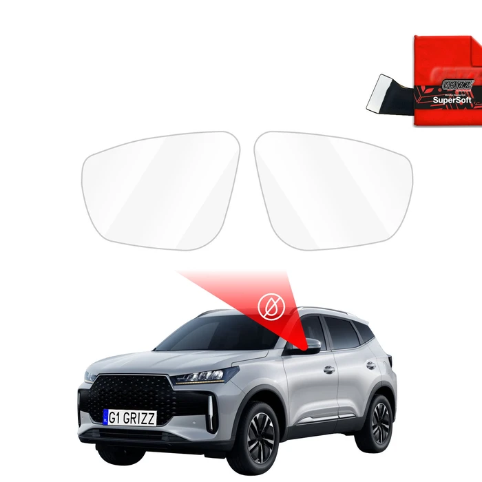 GrizzGlass ZeroDrop Rain-repellent mirror film Chery Tiggo 4 (2025-2026)