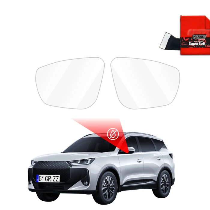 GrizzGlass ZeroDrop Rain-repellent mirror film Chery Tiggo 7 (2025-2026)