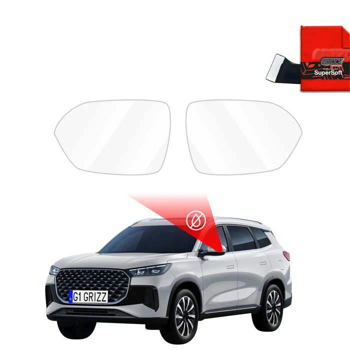 GrizzGlass ZeroDrop Rain-repellent mirror film Chery Tiggo 8 (2025-2026)