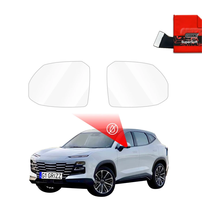 GrizzGlass ZeroDrop Rain-repellent mirror film Jetour Dashing (2025-2026)