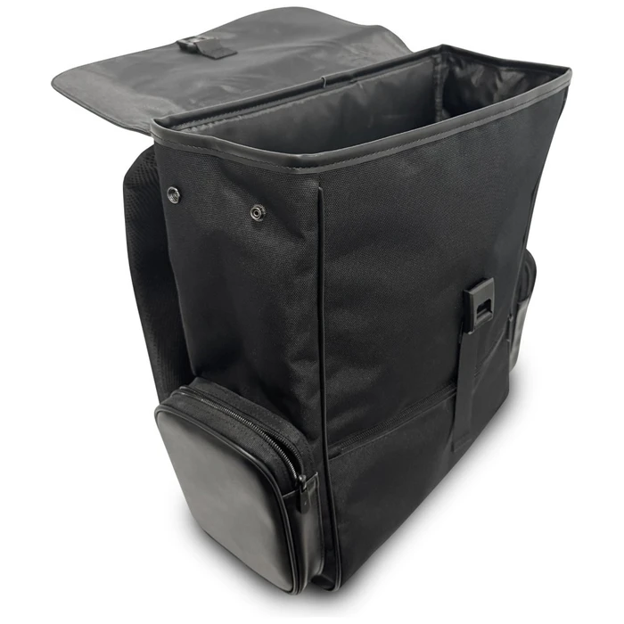 BMW Side Pockets Laptop Backpack Metal Logo 15" black