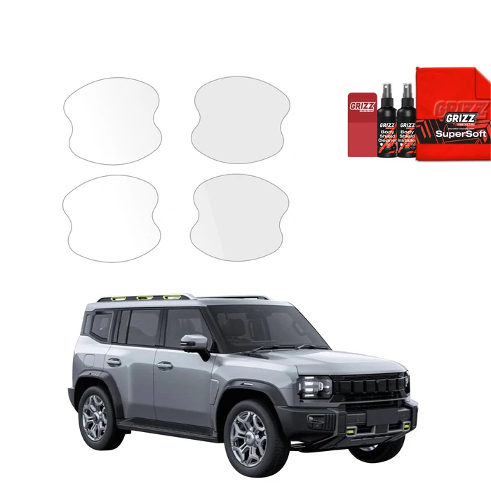GrizzGlass BodyShield Protective Film For Door Handles Jetour T2 (2025-2026) [4in1]