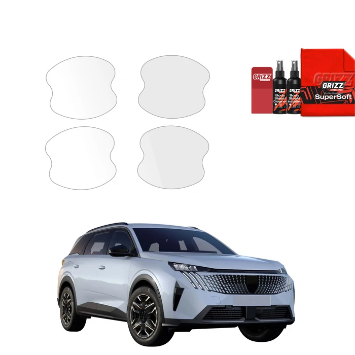 GrizzGlass BodyShield Protective Film For Door Handles Peugeot 5008 (2025-2026) [4in1]