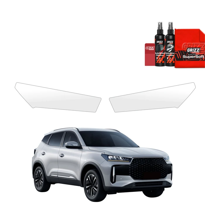 GrizzGlass BodyShield Lamp Protection Film Chery Tiggo 4 (2025-2026) [2in1]