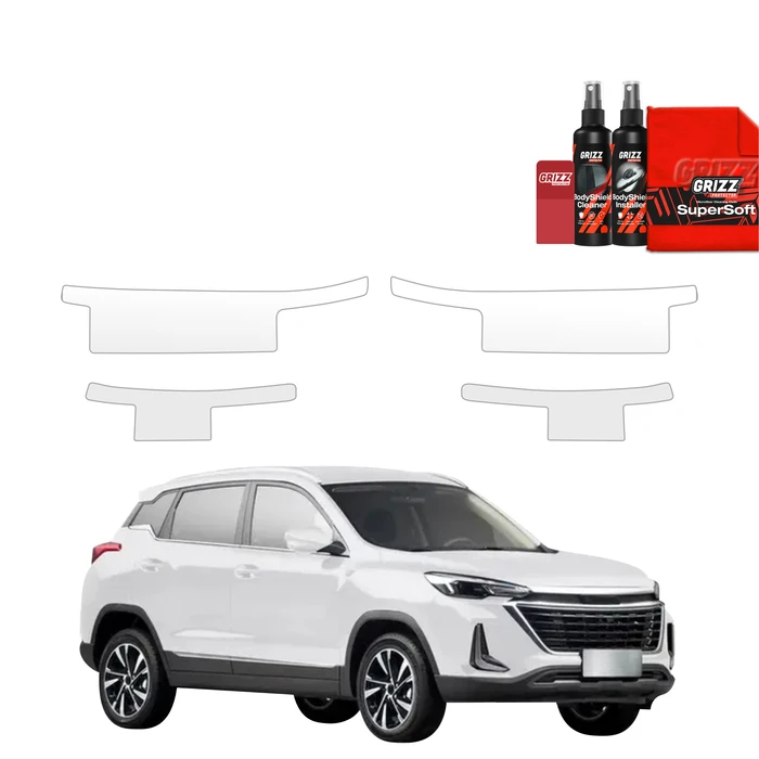 GrizzGlass BodyShield Door Sill Protection Film BAIC BEIJING 3 (2023-2026) [4in1]