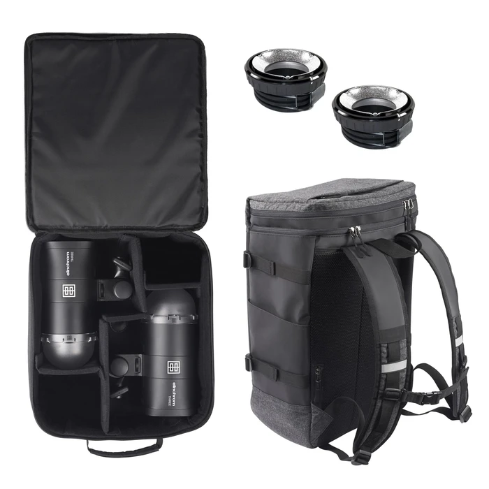 Elinchrom THREE Off Camera Flash DUAL Kit (261 Ws, Dual)