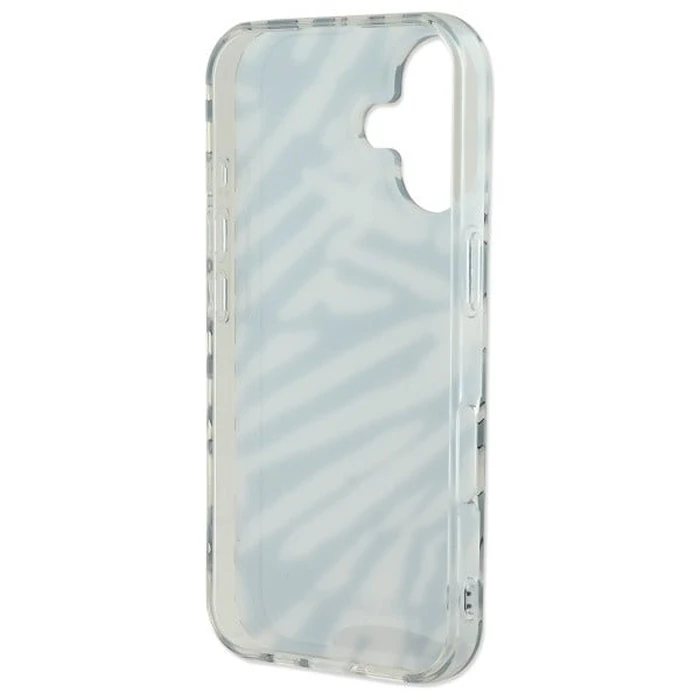 Karl Lagerfeld Apple iPhone 16 hardcase IML Zebra Pattern & Cord black