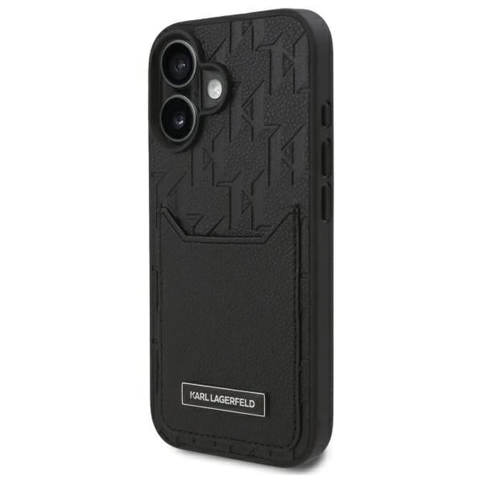 Karl Lagerfeld Apple iPhone 16 hardcase Cardslots Monogram black