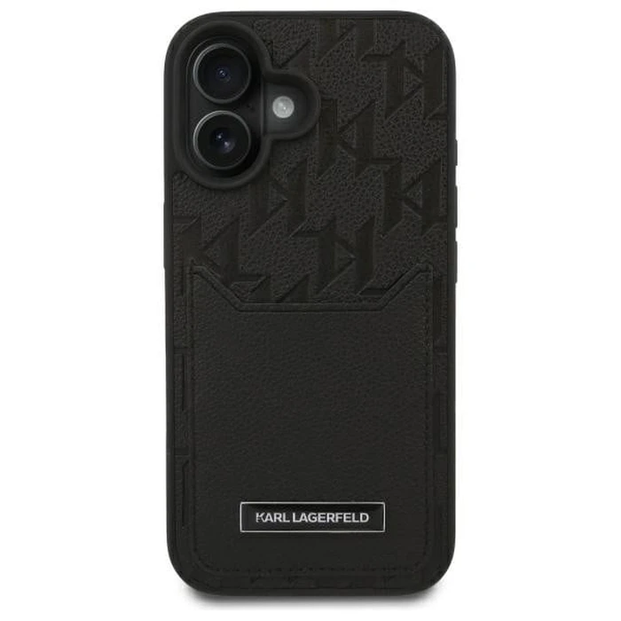 Karl Lagerfeld Apple iPhone 16 hardcase Cardslots Monogram black