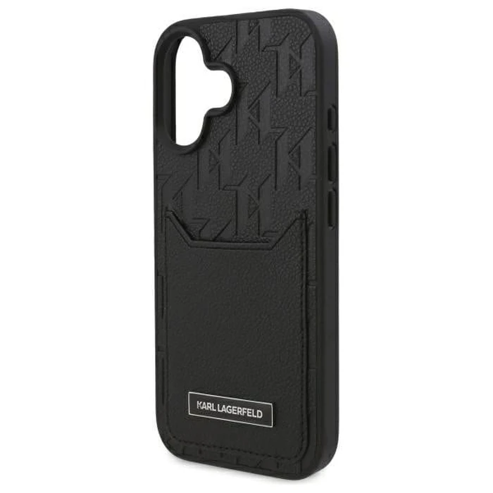 Karl Lagerfeld Apple iPhone 16 hardcase Cardslots Monogram black