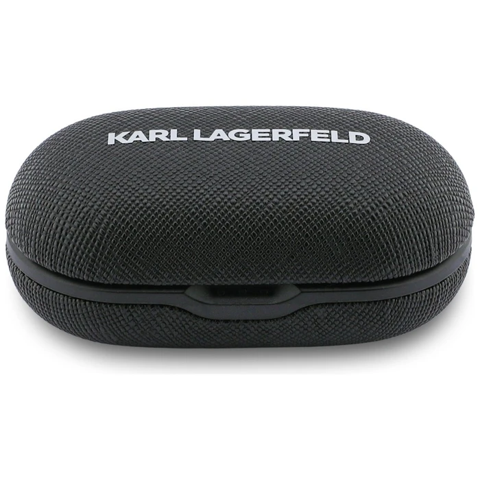 Karl Lagerfeld Saffiano Logo Wireless in-ear headphones TWS ENC black