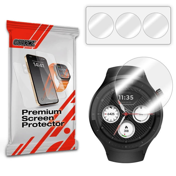 GrizzGlass Hydrofilm Motorola Moto Watch
