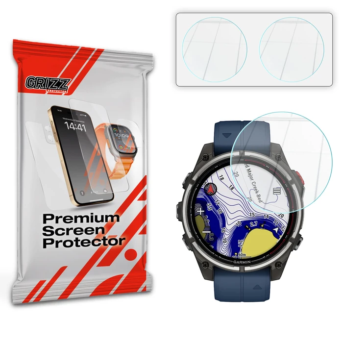 GrizzGlass HybridGlass Garmin quatix 8 Pro