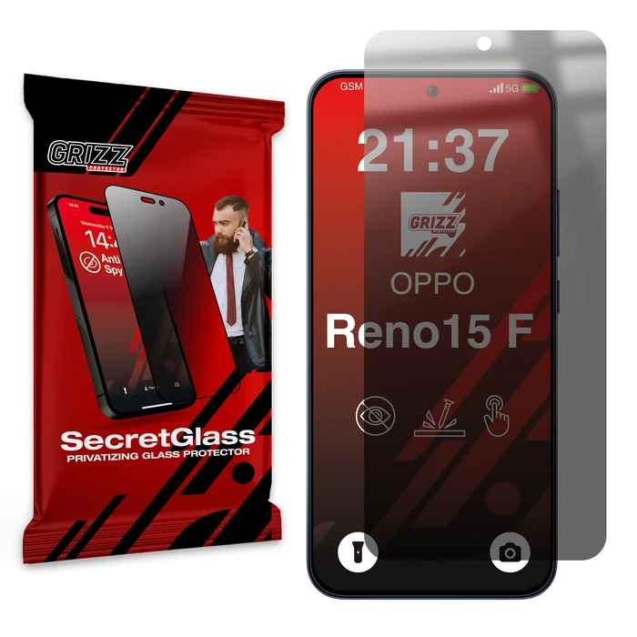 GrizzGlass SecretGlass Oppo Reno15 F