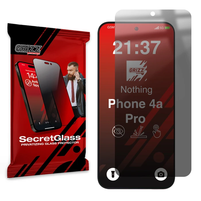 GrizzGlass SecretGlass Nothing Phone 4a Pro