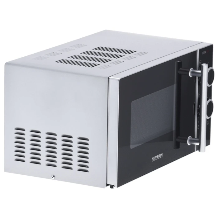 Severin MW 7771 Φούρνος Μικροκυμάτων 20L Μαύρο/Ασημί με Grill