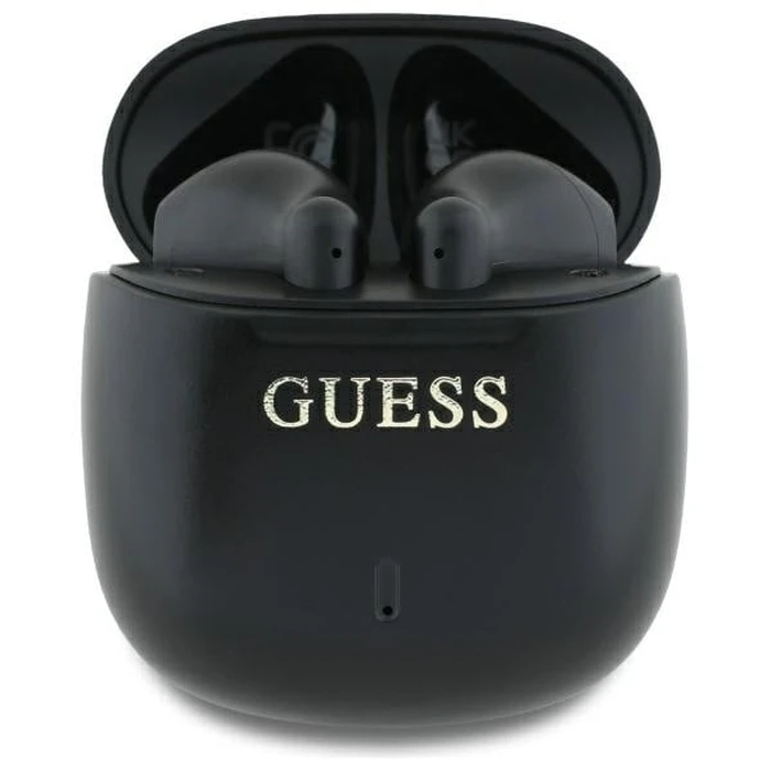 Guess Bluetooth wireless in-ear headphones + Printed Classic Logo docking station black
