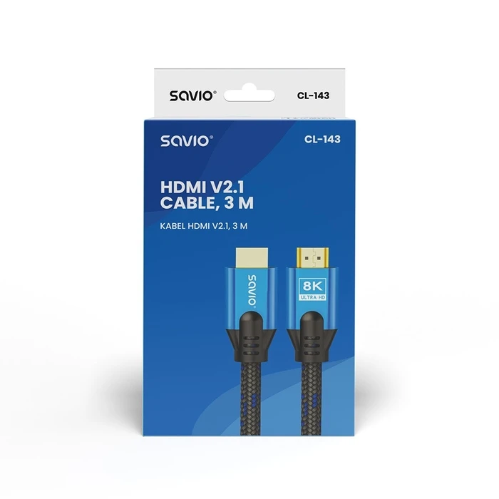 Καλώδιο Savio HDMI Cl-143 V.2.1 3m