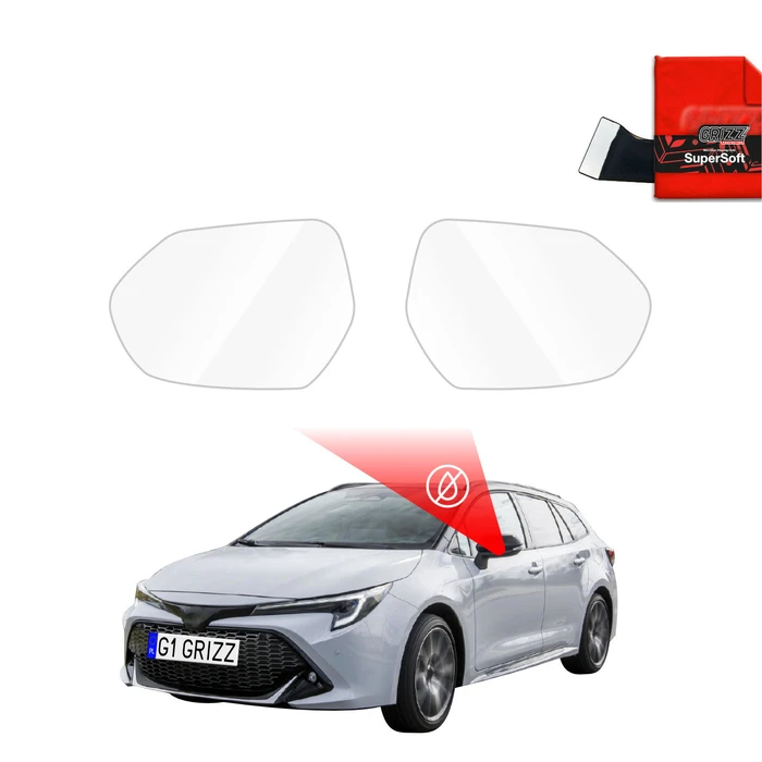 GrizzGlass ZeroDrop Rain-Repellent Mirror Film Toyota Corolla Kombi (2019-2022)