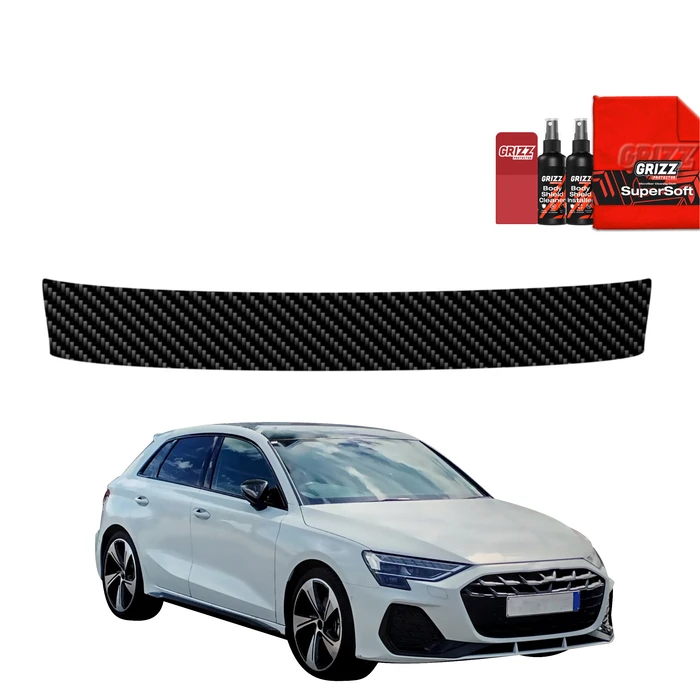 GrizzGlass BodyShield Carbon Trunk Sill Protective Film Audi A3 8Y Hatchback 5D (2024-2026)