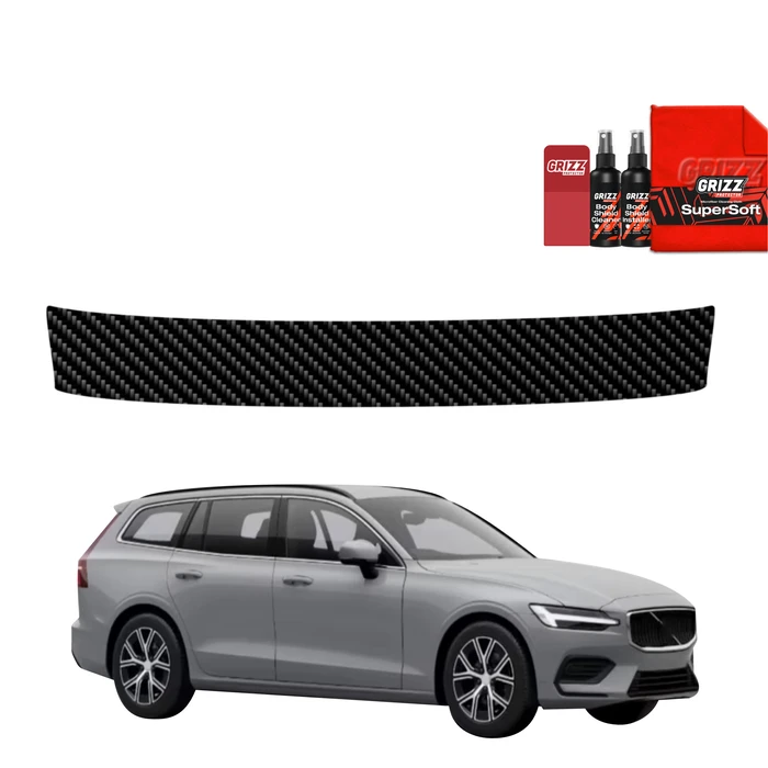 GrizzGlass BodyShield Carbon Trunk Sill Protective Film Volvo V60 (2026)