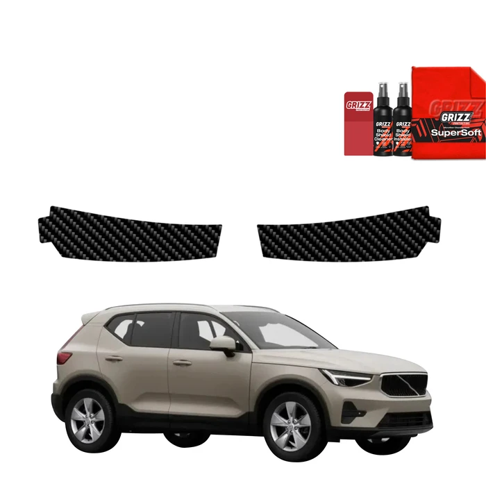GrizzGlass BodyShield Carbon Trunk Sill Protective Film Volvo XC40 (2022-2026) [2in1]