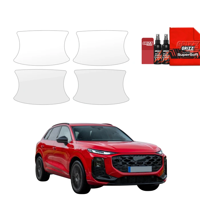 GrizzGlass BodyShield Protective Film For Door Handles Audi Q3 (2025-2026) [4in1]