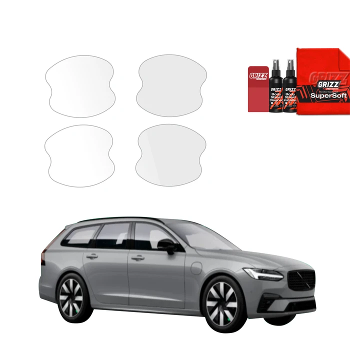 GrizzGlass BodyShield Protective Film For Door Handles Volvo V90 (2021-2025) [4in1]