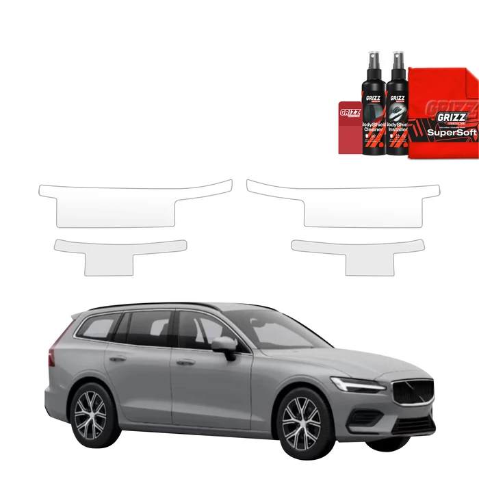 GrizzGlass BodyShield Door Sill Protection Film Volvo V60 (2026) [4in1]