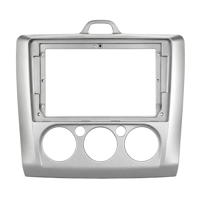 VenCore 3236-10007-0041SM - 9" Android 15 Multimedia Car Head Unit (IPS) 2GB/32GB with CarPlay, Android Auto for Ford Focus Manual A/C 2004-2015 - Silver