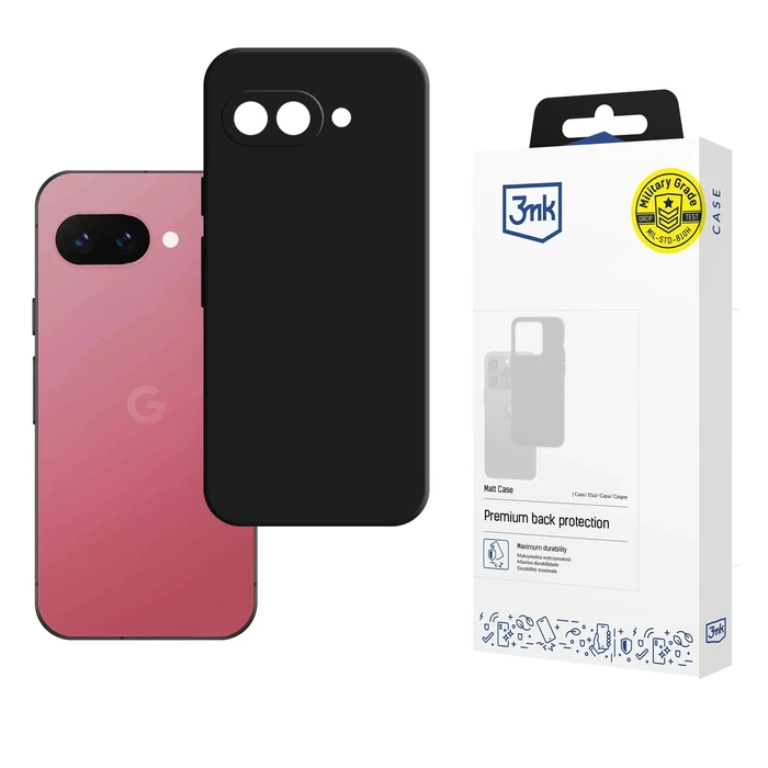 3MK Matt Case Google Pixel 9A black