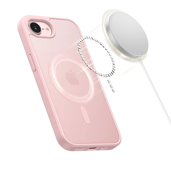 Tech-Protect BasicMag MagSafe Apple iPhone 16e / 17e Matte Soft Pink