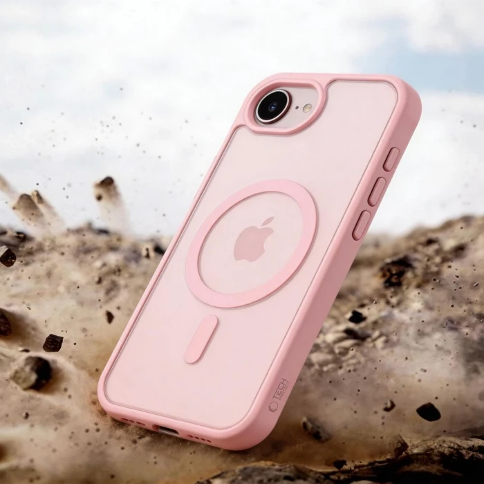 Tech-Protect BasicMag MagSafe Apple iPhone 16e / 17e Matte Soft Pink