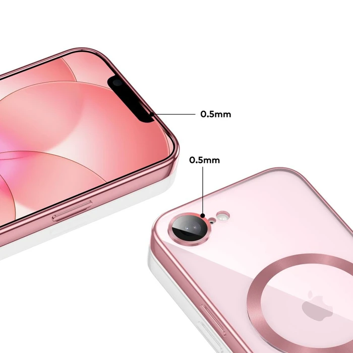 Tech-Protect Magflex MagSafe Apple iPhone 16e / 17e Rose Gold