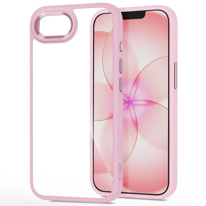 Tech-Protect Magmat Apple iPhone 16e / 17e Soft Pink/clear