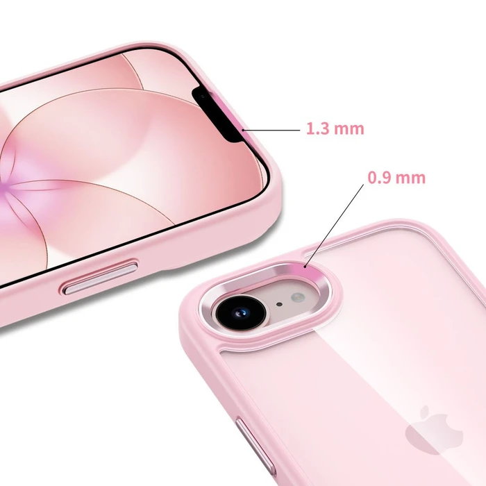 Tech-Protect Magmat Apple iPhone 16e / 17e Soft Pink/clear