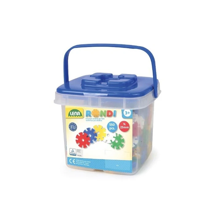 Παιχνίδι Κατασκευών Lena Blocks Rondi with bucket 550 pcs