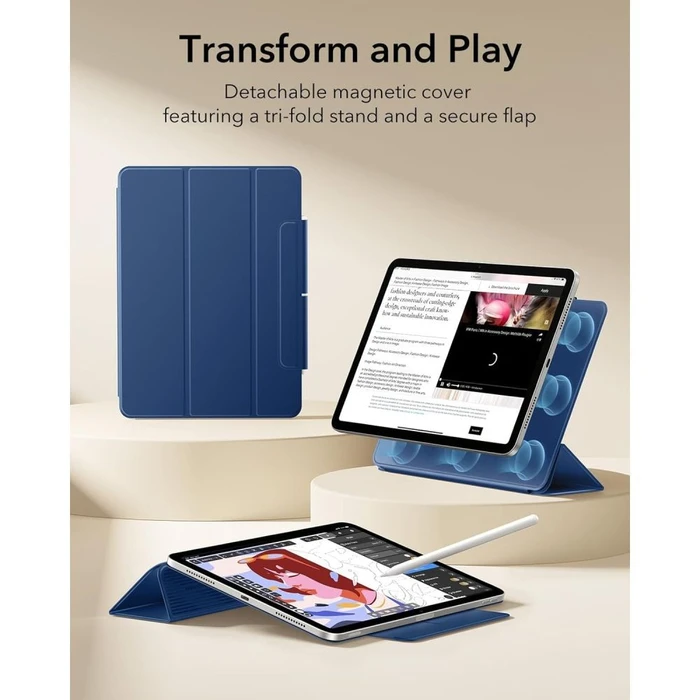 ESR Rebound Magnetic Apple iPad Air 11" 2024/2025/2026 / iPad Air 10.9" 2022/2020 Navy Blue