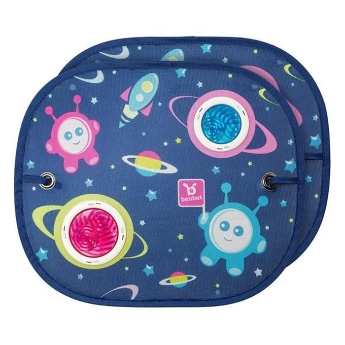 Πλαϊνά Σκίαστρα Αυτοκινήτου Benbat round Space Collection 2-pack