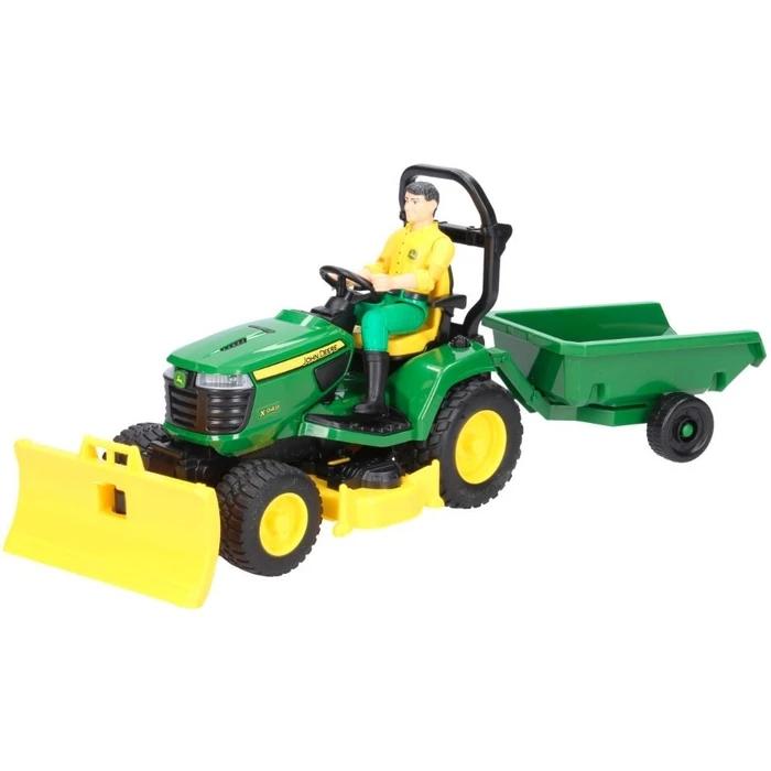 Όχημα Εργασίας Bruder John Deere Vehicle With Mower And Figurine