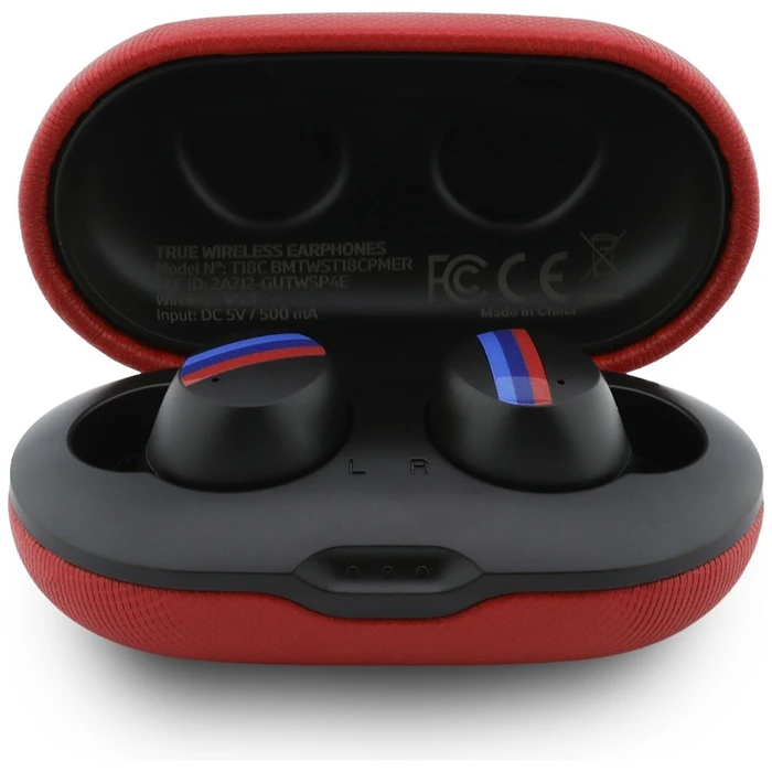 BMW M Metal Logo TWS Wireless in-ear Bluetooth ENC headphones red