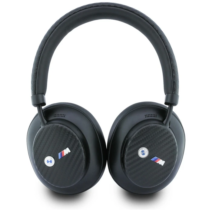 BMW M Carbon Metal Logo Wireless over-ear Bluetooth ENC headphones black