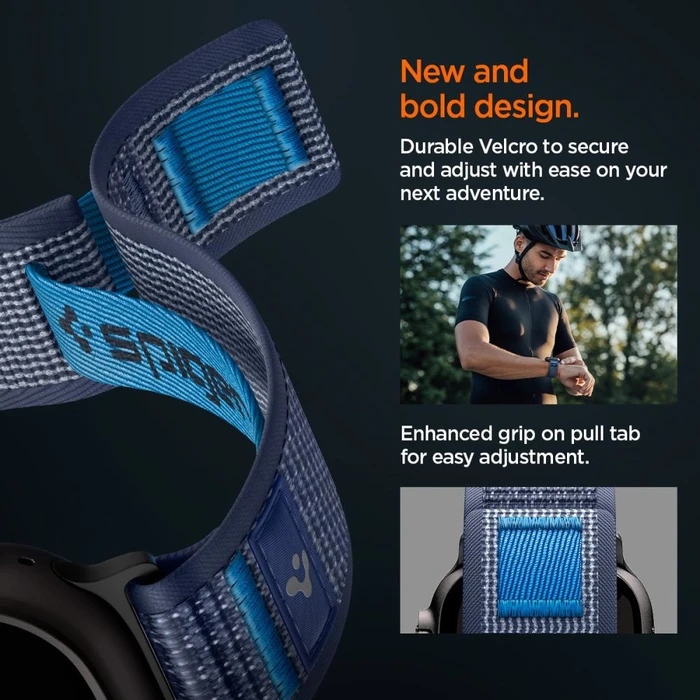 Spigen Athlex Air 2 Apple Watch 8 / 9 / 10 / 11 / SE / Ultra 44 / 45 / 46 / 49mm Active Navy Blue