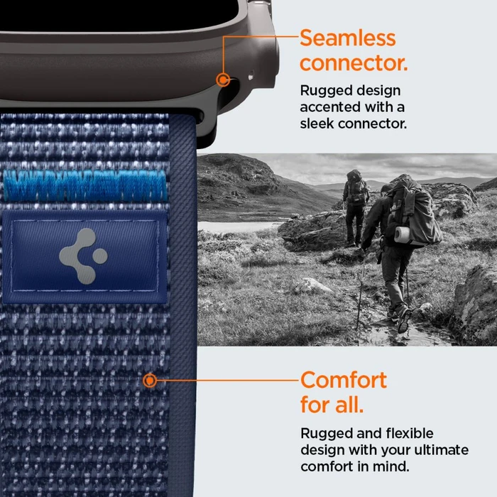 Spigen Athlex Air 2 Apple Watch 8 / 9 / 10 / 11 / SE / Ultra 44 / 45 / 46 / 49mm Active Navy Blue