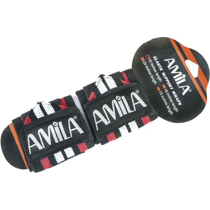 Περικάρπια Κόκκινο/Μαύρο/Λευκό 45 cm - AMILA