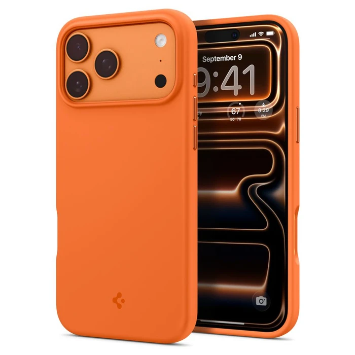 Spigen Silicone Fit Mag MagSafe Apple iPhone 17 Pro Cosmic Orange