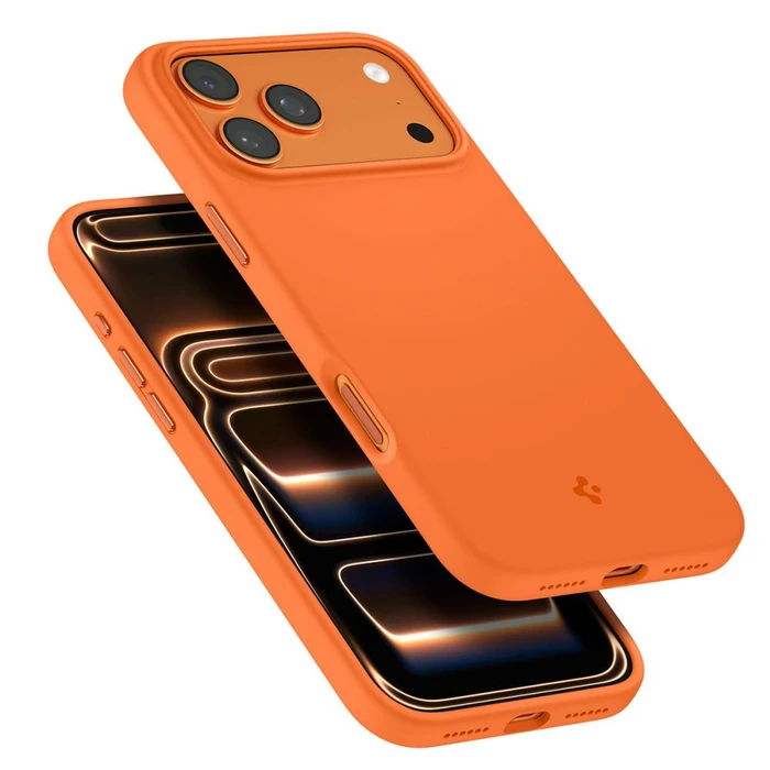 Spigen Silicone Fit Mag MagSafe Apple iPhone 17 Pro Cosmic Orange