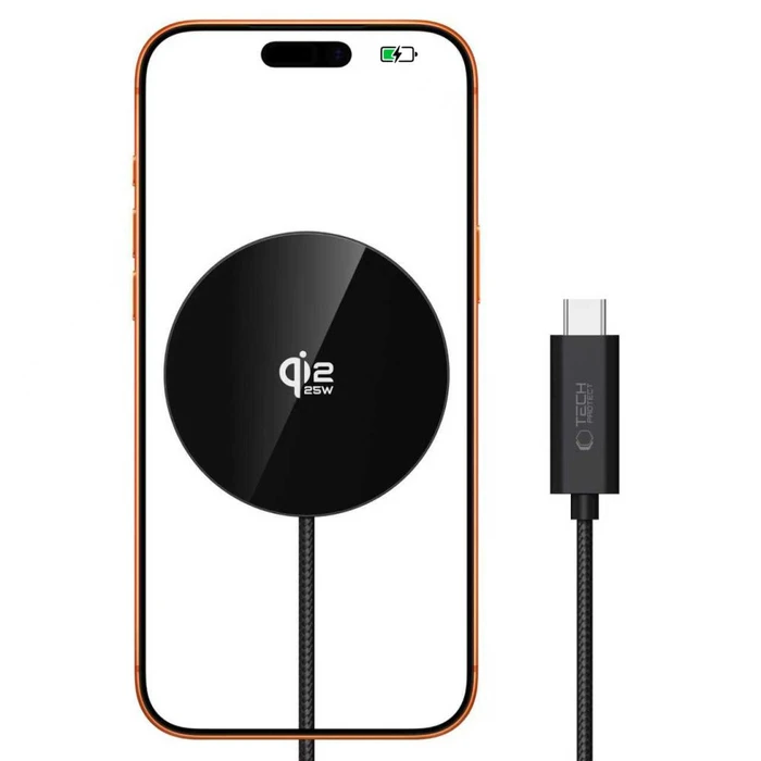 Tech-Protect A50 Magnetic MagSafe Wireless Charger 25W Qi2.2 Black