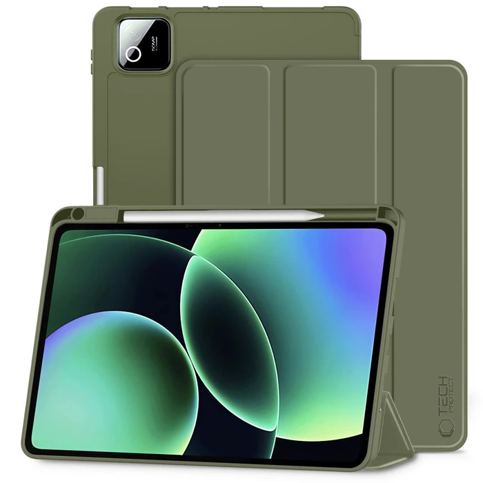 Tech-Protect SmartCase Pen Xiaomi Pad 7 / 7 Pro / 8 / 8 Pro 11.2 Pine Green
